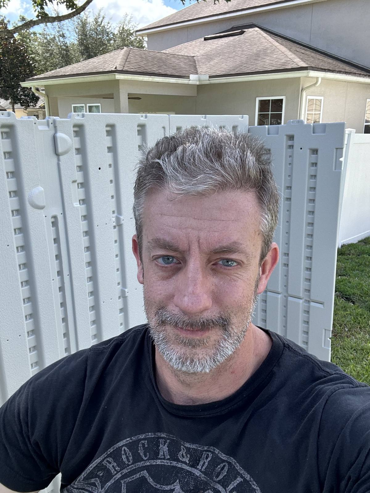 Shed build beginning — shed parts and preparation