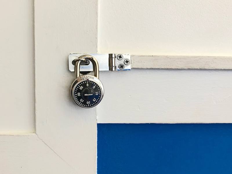 Home safety lock — baby proofing installs